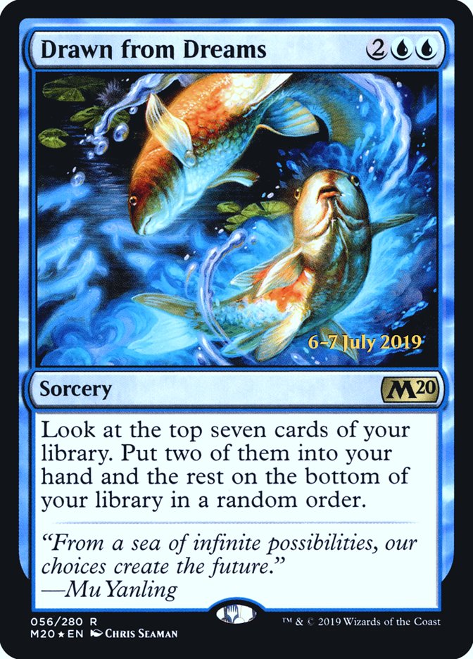 Drawn from Dreams  [Core Set 2020 Prerelease Promos] | The Time Vault CA