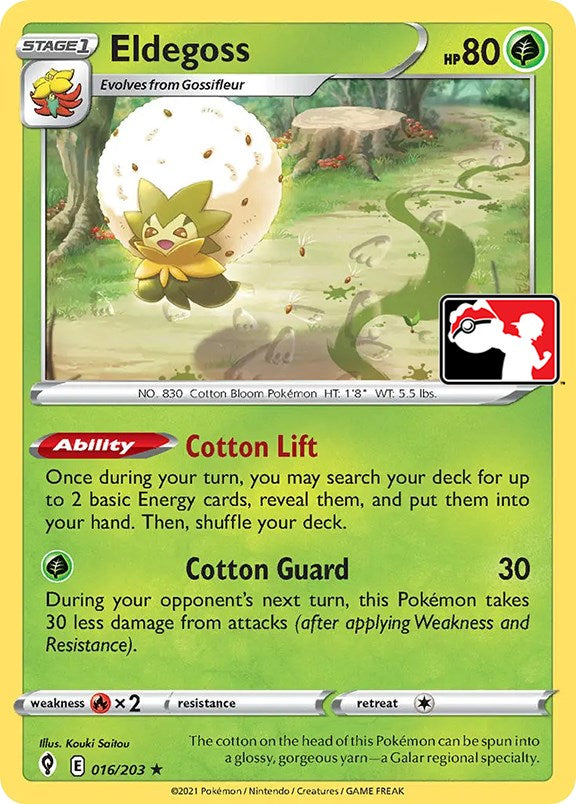 Eldegoss (016/203) [Prize Pack Series One] | The Time Vault CA