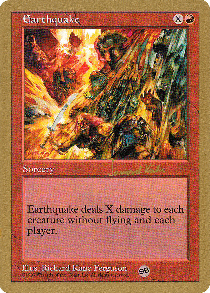 Earthquake (Janosch Kuhn) (SB) [World Championship Decks 1997] | The Time Vault CA