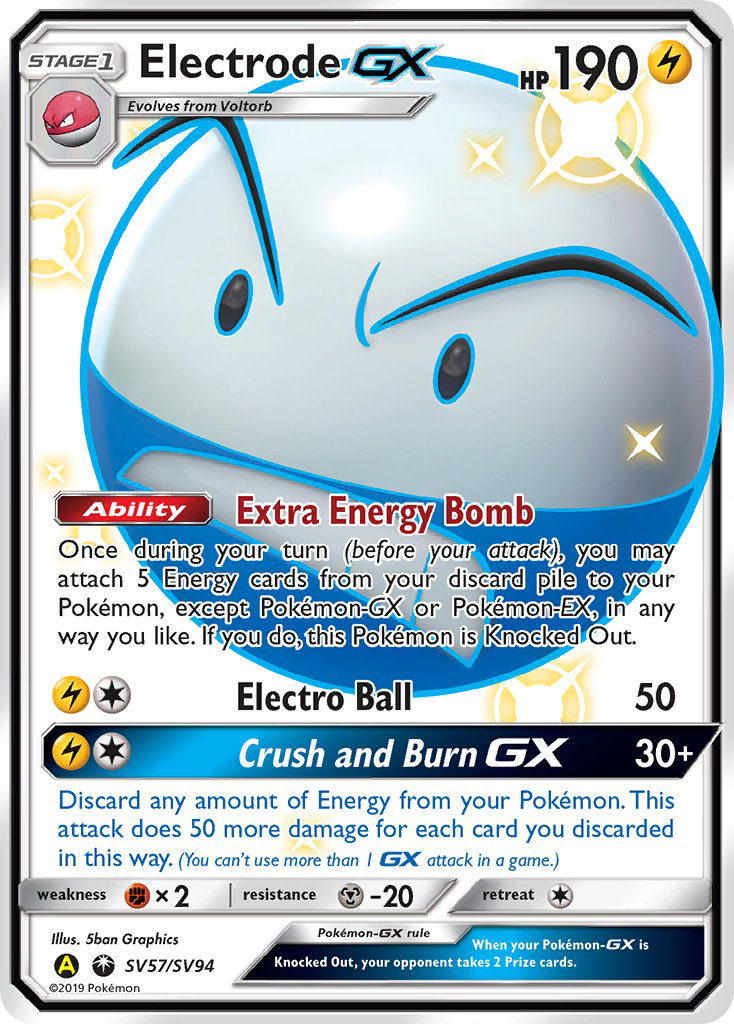 Electrode GX (SV57/SV94) [Sun & Moon: Hidden Fates - Shiny Vault] | The Time Vault CA