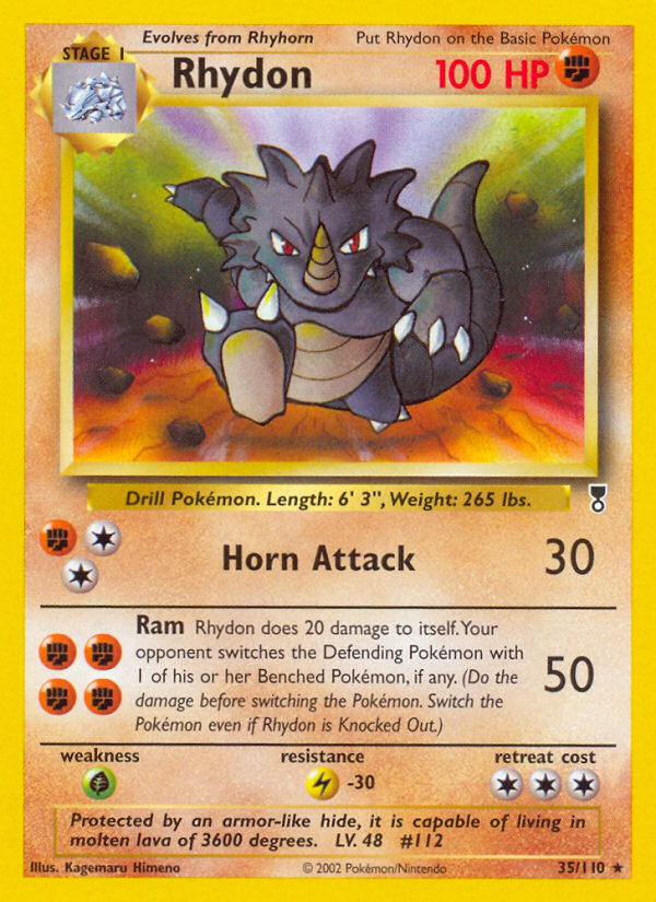 Rhydon (35/110) [Legendary Collection] | The Time Vault CA