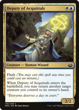 Deputy of Acquittals [Modern Masters 2017] | The Time Vault CA