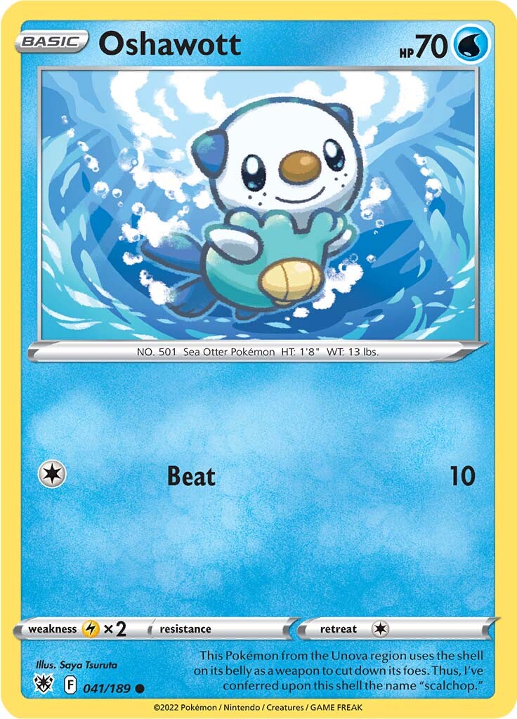 Oshawott (041/189) [Sword & Shield: Astral Radiance] | The Time Vault CA