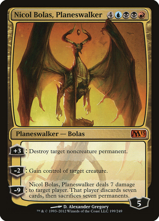 Nicol Bolas, Planeswalker [Magic 2013] | The Time Vault CA