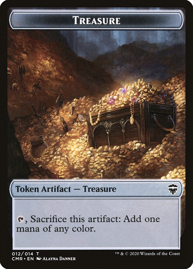 Treasure Token [Commander Legends Tokens] | The Time Vault CA