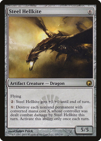 Steel Hellkite [Scars of Mirrodin] | The Time Vault CA