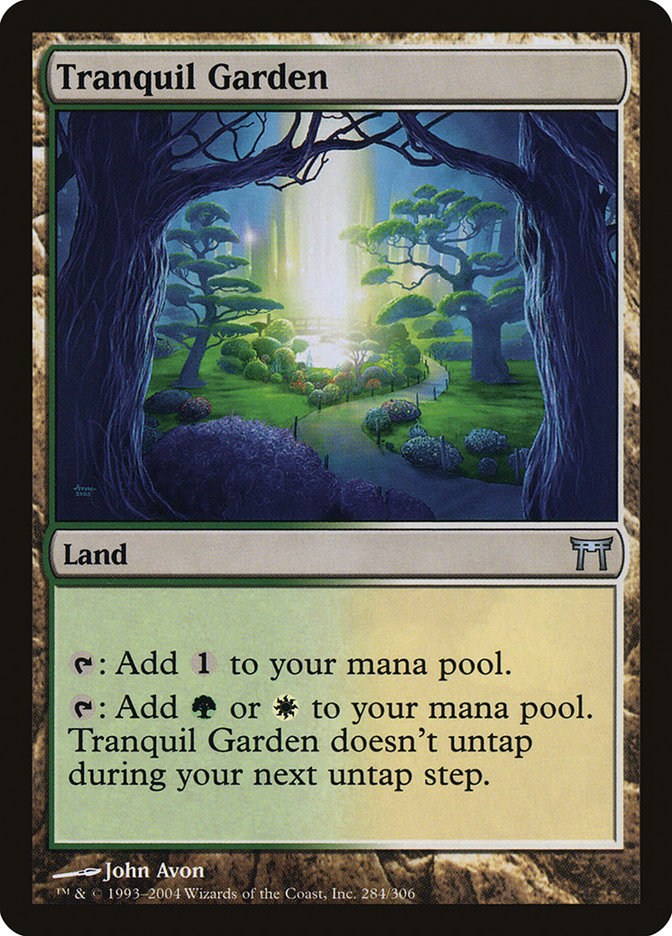 Tranquil Garden [Champions of Kamigawa] | The Time Vault CA