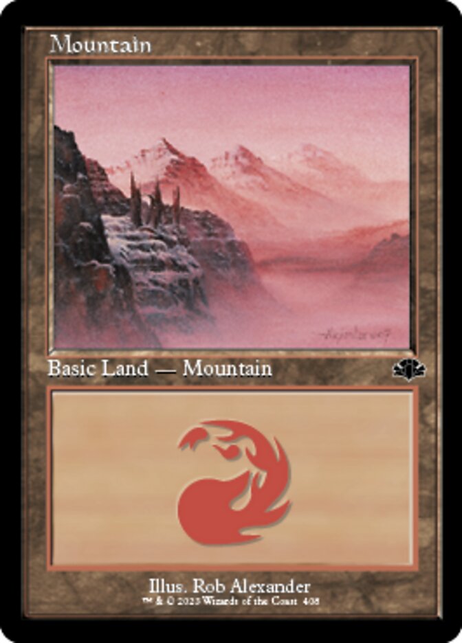 Mountain (408) (Retro) [Dominaria Remastered] | The Time Vault CA