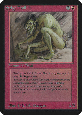 Sedge Troll [Limited Edition Alpha] | The Time Vault CA