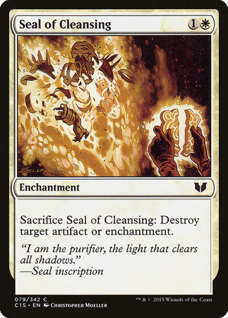Seal of Cleansing [Commander 2015] | The Time Vault CA