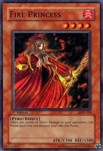 Fire Princess [LON-034] Super Rare | The Time Vault CA