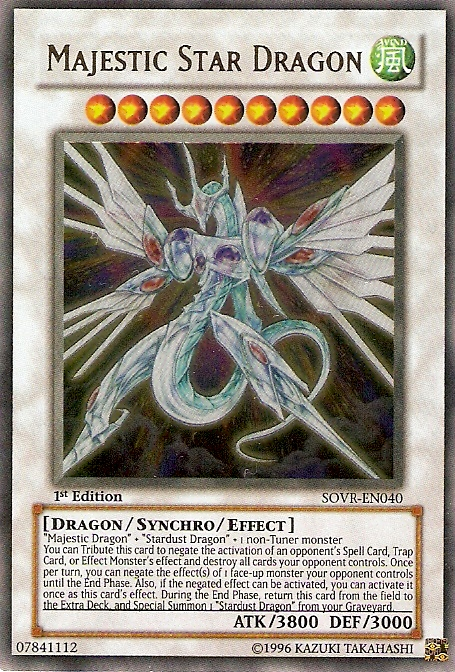 Majestic Star Dragon [SOVR-EN040] Ultra Rare | The Time Vault CA