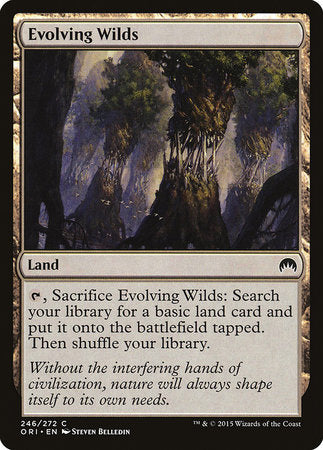 Evolving Wilds [Magic Origins] | The Time Vault CA