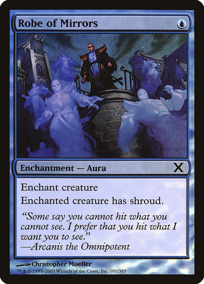 Robe of Mirrors (Premium Foil) [Tenth Edition] | The Time Vault CA