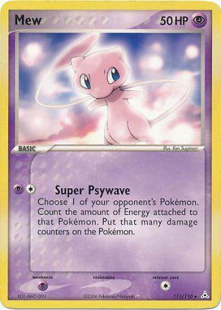 Mew (111/110) (Non Holo DVD Promo) [EX: Holon Phantoms] | The Time Vault CA