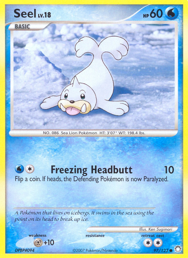 Seel (97/123) [Diamond & Pearl: Mysterious Treasures] | The Time Vault CA