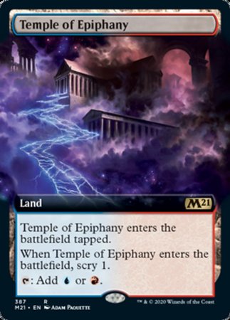 Temple of Epiphany (Extended Art) [Core Set 2021] | The Time Vault CA