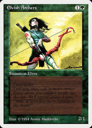 Elvish Archers [Summer Magic / Edgar] | The Time Vault CA