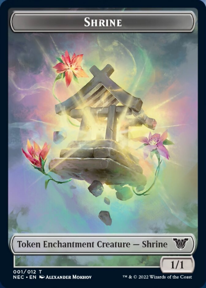 Shrine Token [Kamigawa: Neon Dynasty Commander Tokens] | The Time Vault CA