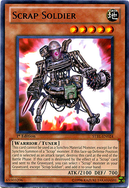 Scrap Soldier [STBL-EN024] Rare | The Time Vault CA