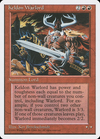 Keldon Warlord [Fourth Edition] | The Time Vault CA