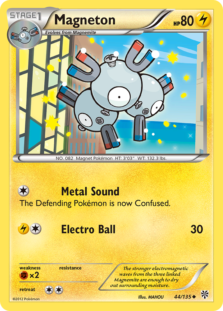 Magneton (44/135) [Black & White: Plasma Storm] | The Time Vault CA