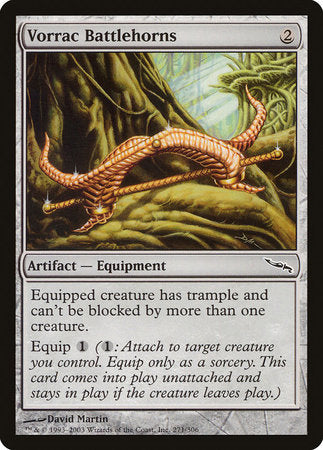 Vorrac Battlehorns [Mirrodin] | The Time Vault CA