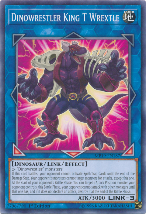 Dinowrestler King T Wrextle [MP19-EN187] Common | The Time Vault CA