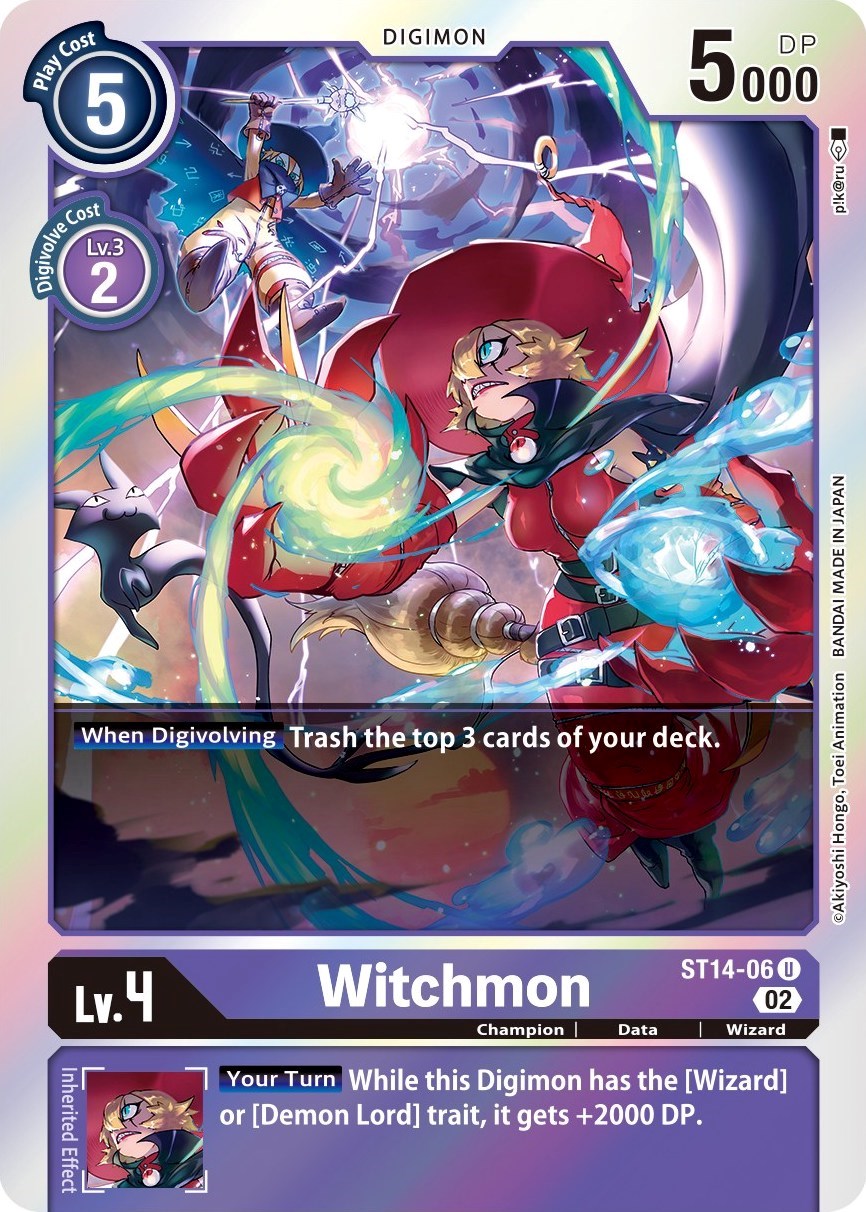 Witchmon [ST14-06] [Starter Deck: Beelzemon Advanced Deck Set] | The Time Vault CA