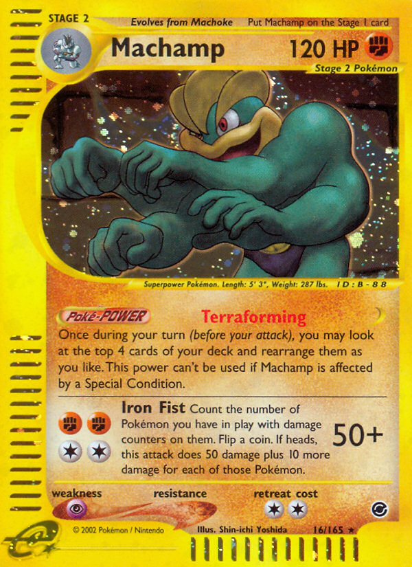 Machamp (16/165) [Expedition: Base Set] | The Time Vault CA