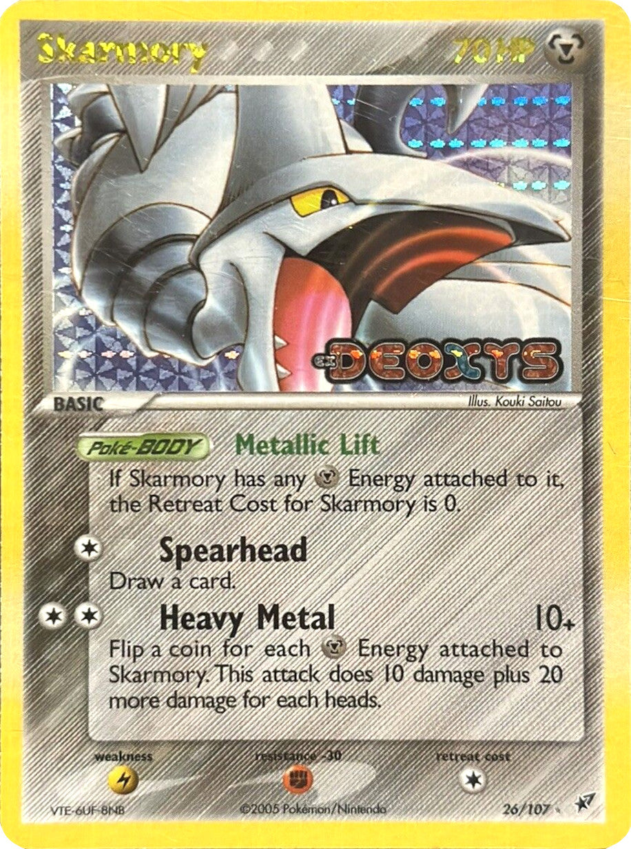 Skarmory (26/107) (Stamped) [EX: Deoxys] | The Time Vault CA