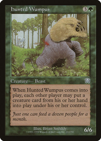 Hunted Wumpus [Mercadian Masques] | The Time Vault CA