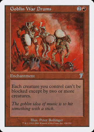Goblin War Drums [Seventh Edition] | The Time Vault CA
