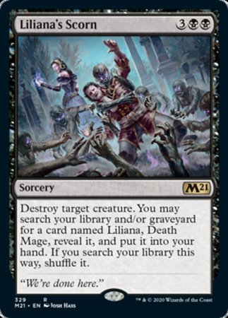 Liliana's Scorn [Core Set 2021] | The Time Vault CA