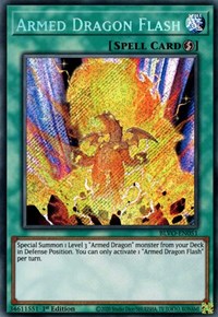 Armed Dragon Flash [BLVO-EN051] Secret Rare | The Time Vault CA