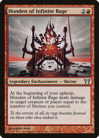 Honden of Infinite Rage [Champions of Kamigawa] | The Time Vault CA