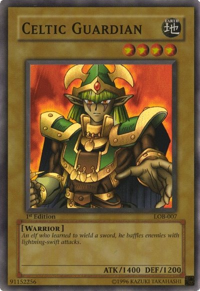 Celtic Guardian [LOB-007] Super Rare | The Time Vault CA