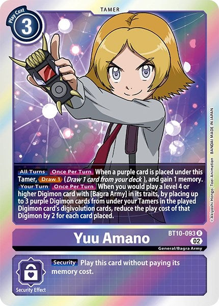 Yuu Amano [BT10-093] [Revision Pack Cards] | The Time Vault CA