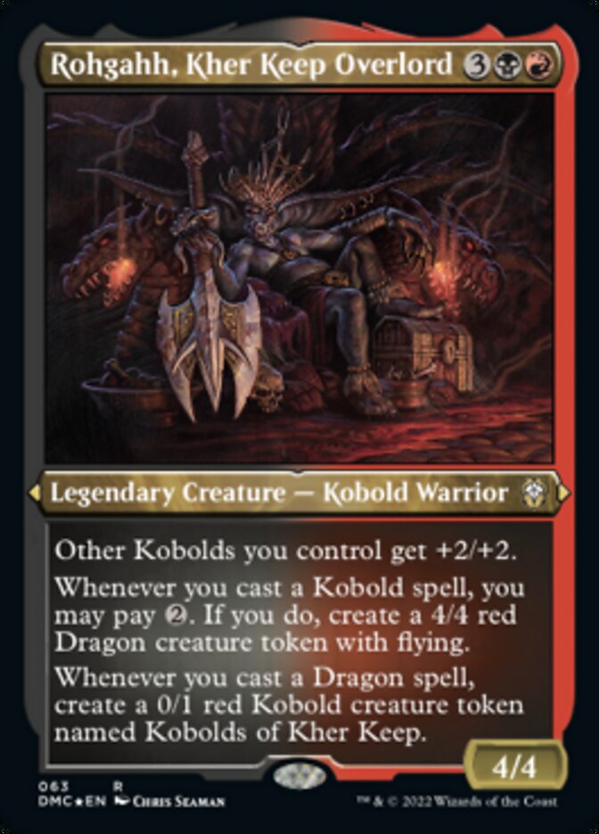 Rohgahh, Kher Keep Overlord (Foil Etched) [Dominaria United Commander] | The Time Vault CA