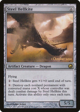 Steel Hellkite [Scars of Mirrodin Promos] | The Time Vault CA
