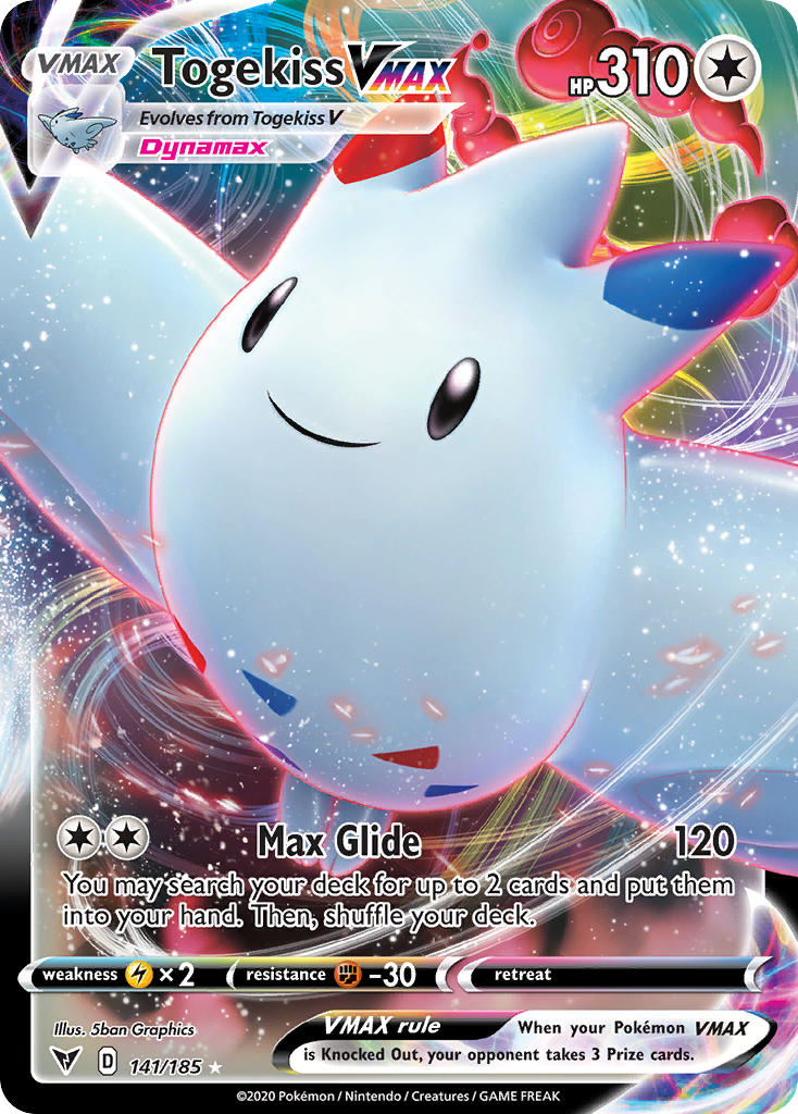 Togekiss VMAX (141/185) [Sword & Shield: Vivid Voltage] | The Time Vault CA