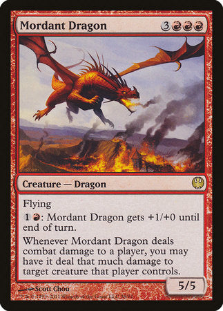 Mordant Dragon [Duel Decks: Knights vs. Dragons] | The Time Vault CA
