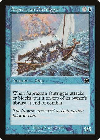 Saprazzan Outrigger [Mercadian Masques] | The Time Vault CA