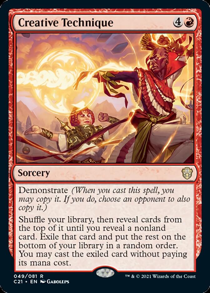 Creative Technique [Commander 2021] | The Time Vault CA