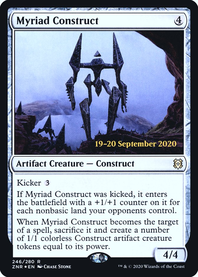 Myriad Construct  [Zendikar Rising Prerelease Promos] | The Time Vault CA