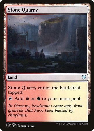 Stone Quarry [Commander 2017] | The Time Vault CA