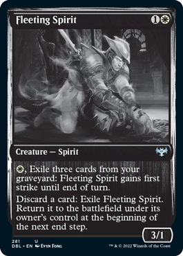 Fleeting Spirit [Innistrad: Double Feature] | The Time Vault CA