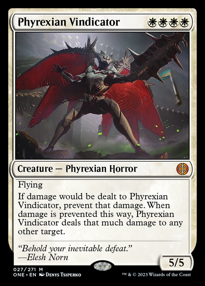 Phyrexian Vindicator [Phyrexia: All Will Be One] | The Time Vault CA
