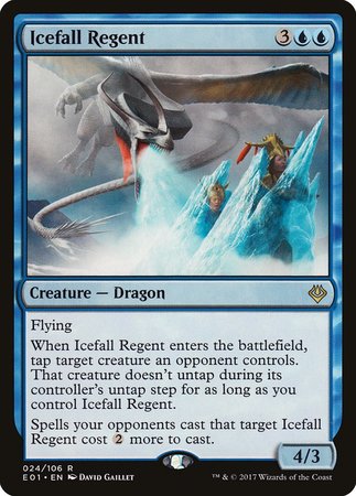 Icefall Regent [Archenemy: Nicol Bolas] | The Time Vault CA