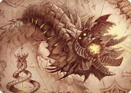 Wurmcoil Engine Art Card [The Brothers' War Art Series] | The Time Vault CA